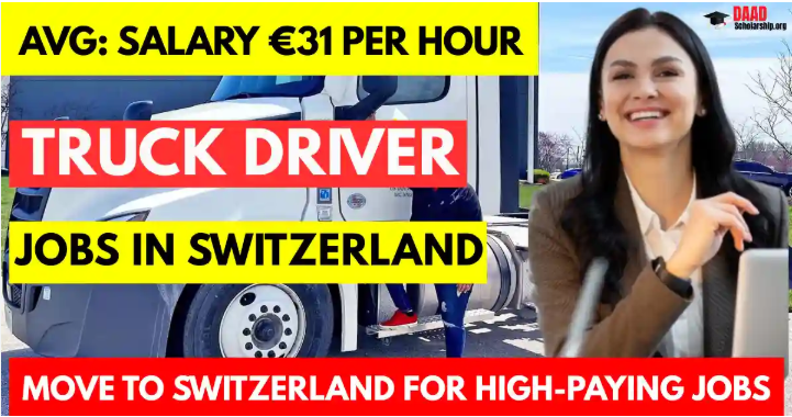 Driver Job in Switzerland 2025-26